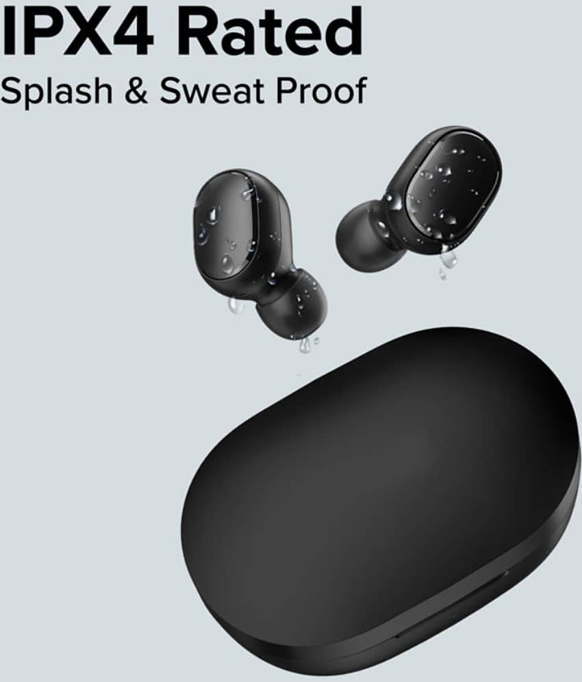 VERONIC A6S Bluetooth True Wireless (TWS) In Ear 20 Hours Playback Fast charging,Low Latency IPX4(Splash & Sweat Proof) Black view 2