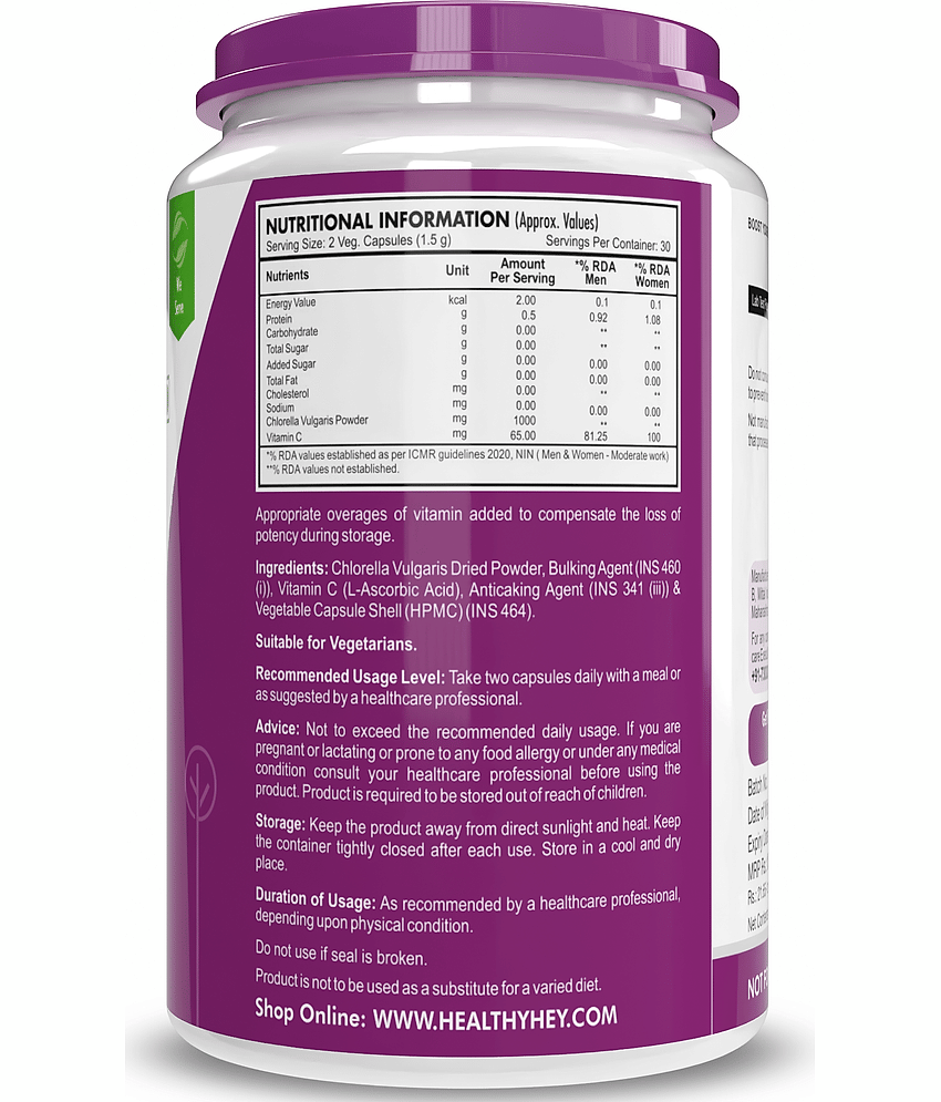 HEALTHYHEY NUTRITION Special Supplement Capsule 60 gm ( Pack of 1 ) view 2