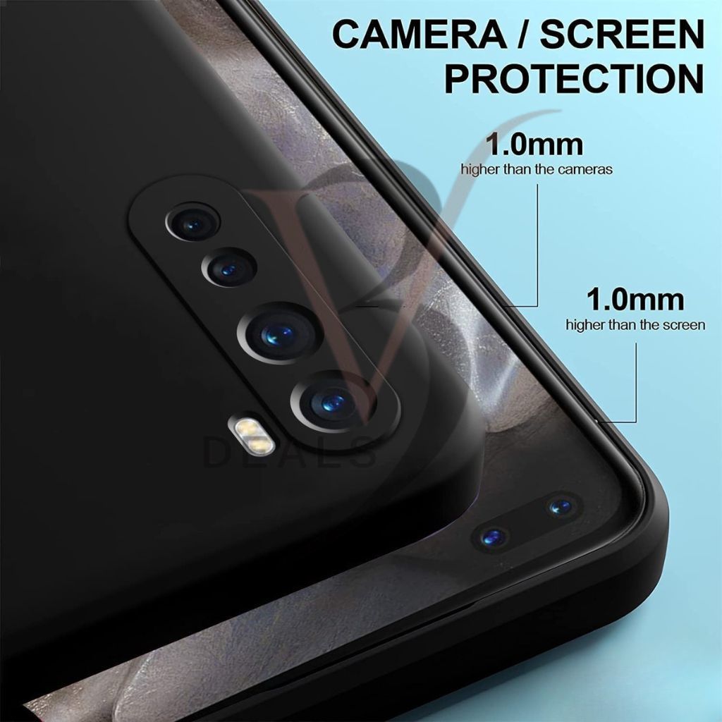 V3Deals Premium Silicon Mobile Cover Compatible for OnePlus Nord 5G | Camera Bump Protection, Shockproof Soft Flexible Back Case | Matte Finish view 2