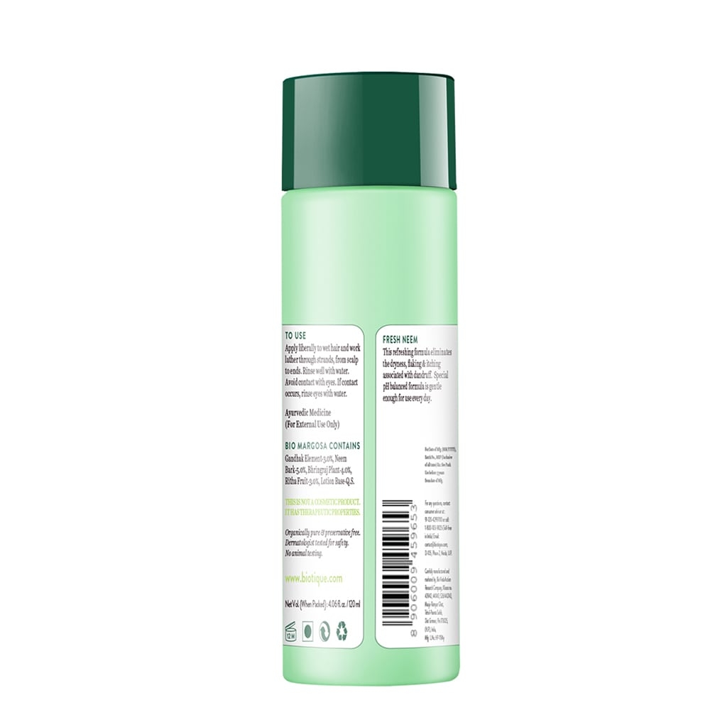 Biotique Fresh Neem Anti Dandruff Shampoo & Conditioner 180ml view 2