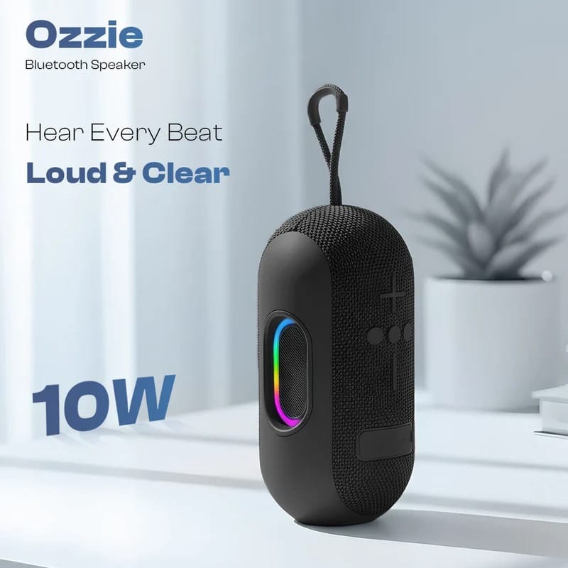 LAPCARE Ozzie 10W Bluetooth Speaker with RGB Light & TWS Stereo Sound- Blue (LBS-102) view 2