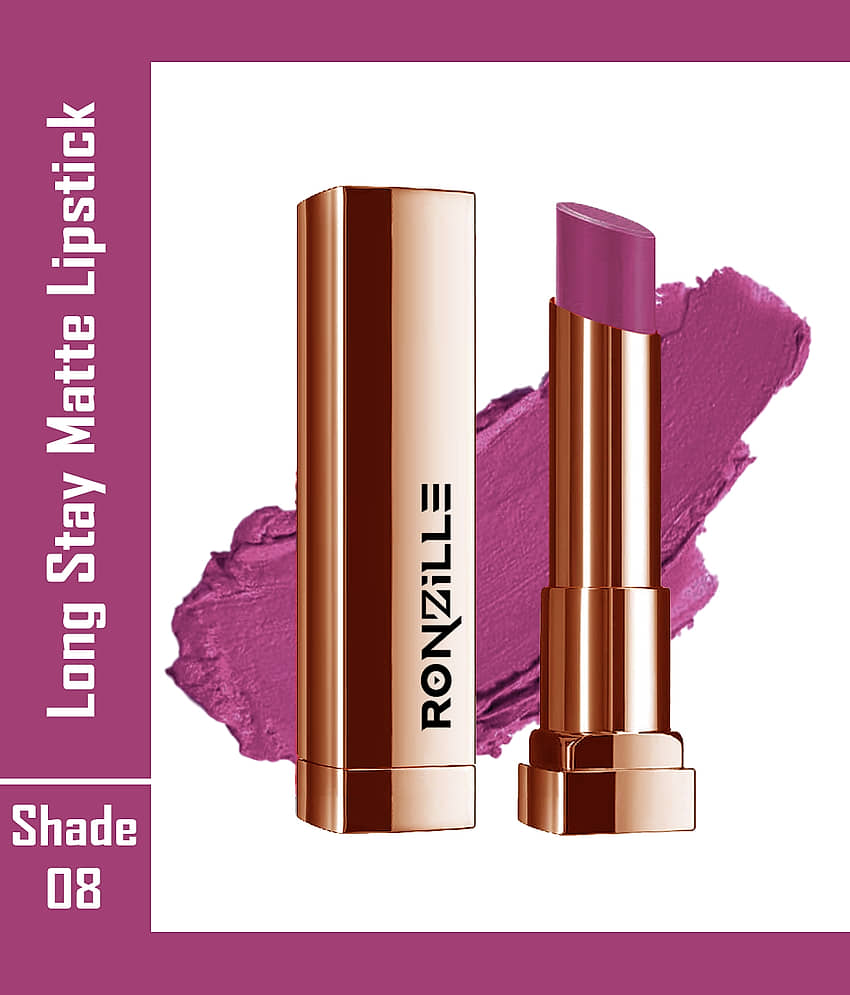 Ronzille Bubblegum Pink Matte Lipstick 4.5