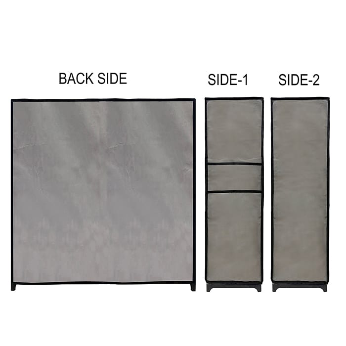 Philoshop 8 Layer Tom & Jerry Cartoon Print Shoe Rack with Dustproof Fabric Cover – Fun & Spacious Kids Shoe Organizer view 2