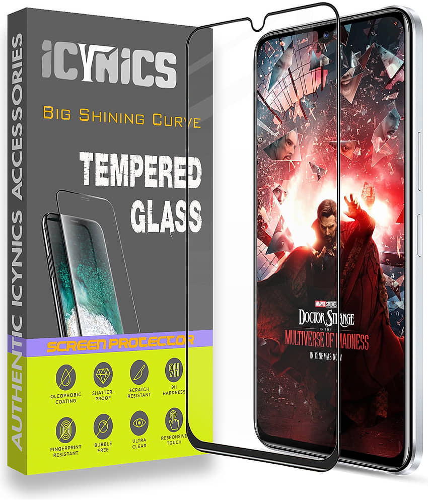 Icynics Tempered Glass Compatible For Infinix Note 12 Turbo ( Pack of 1 )