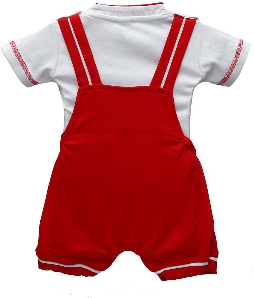 Zadmus Unisex for Baby Cotton Bodysuit ( Red ) view 2