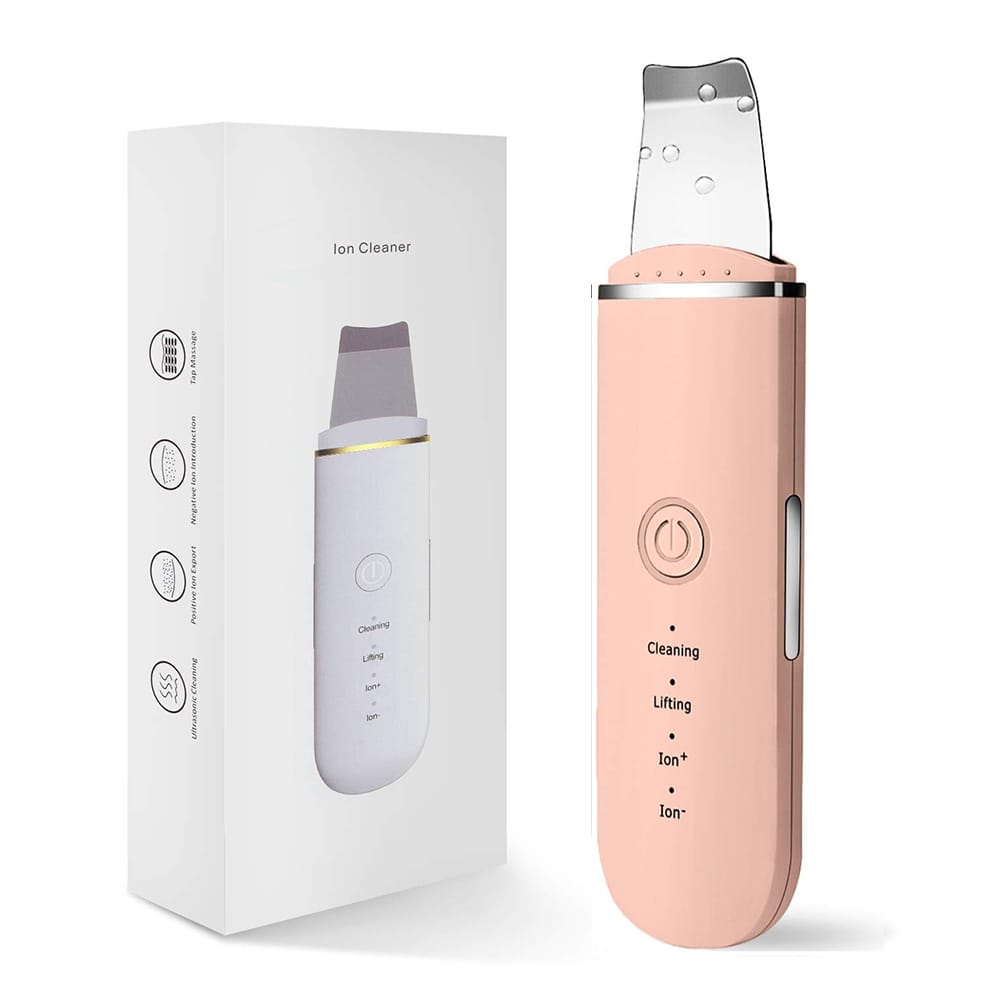 AUSHA 4-in-1 Ultrasonic Skin Scrubber | Deep Cleansing, Blackhead Removal & Facial Massage
