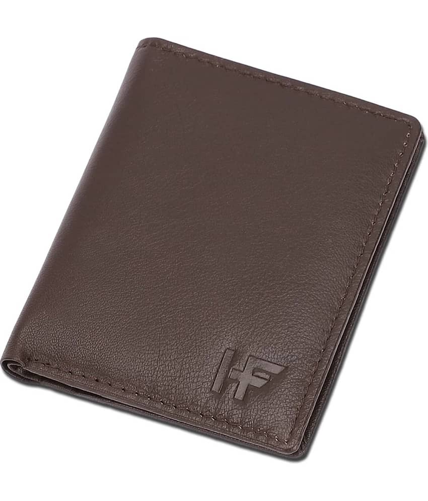 HIDEFLIX Leather Solid Men's Money Clipper With 6 Slots For Card ( Brown , Pack of 1 ) view 2