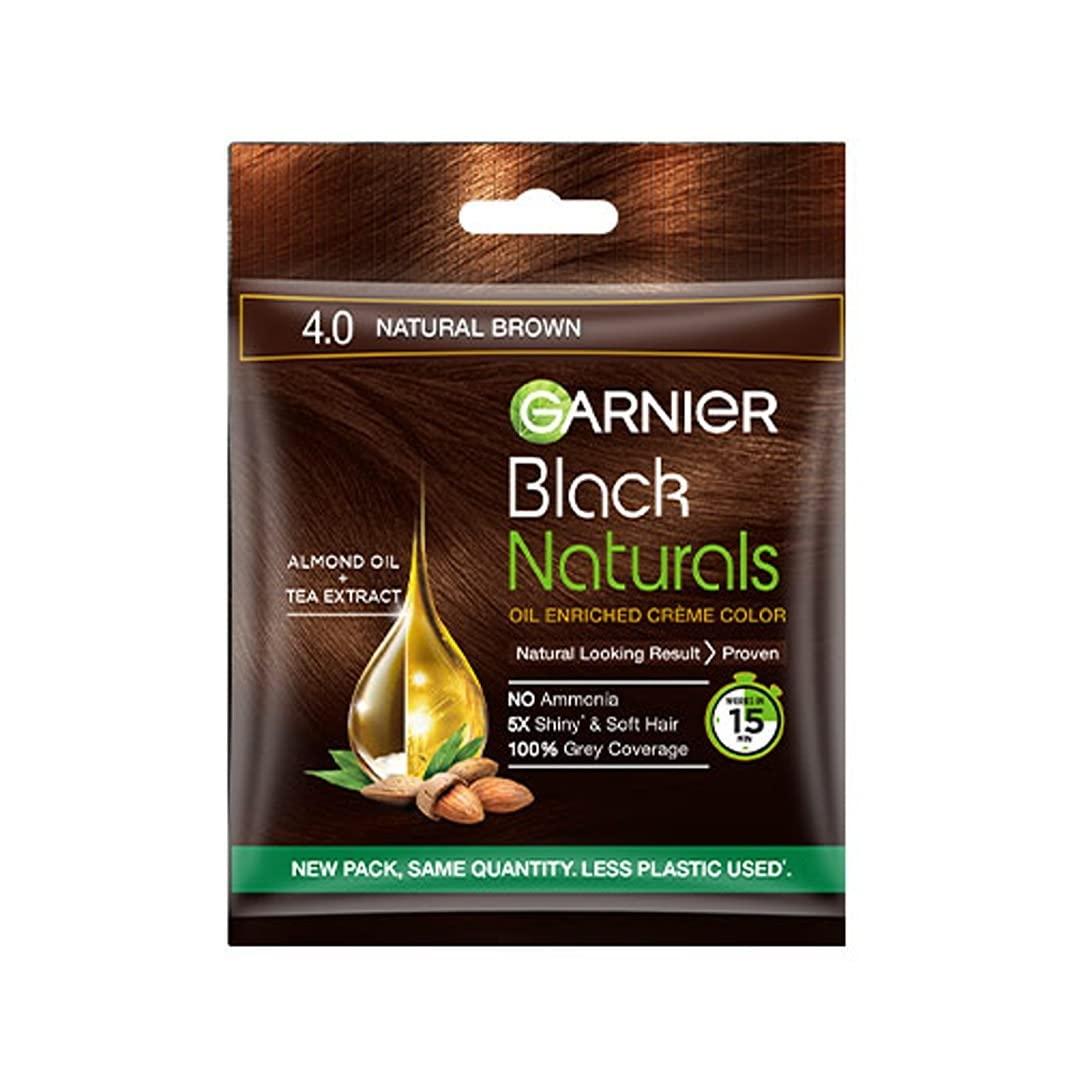 GARNIER 4.0 NATURAL BROWN BLACK NATURALS HAIR COLOR