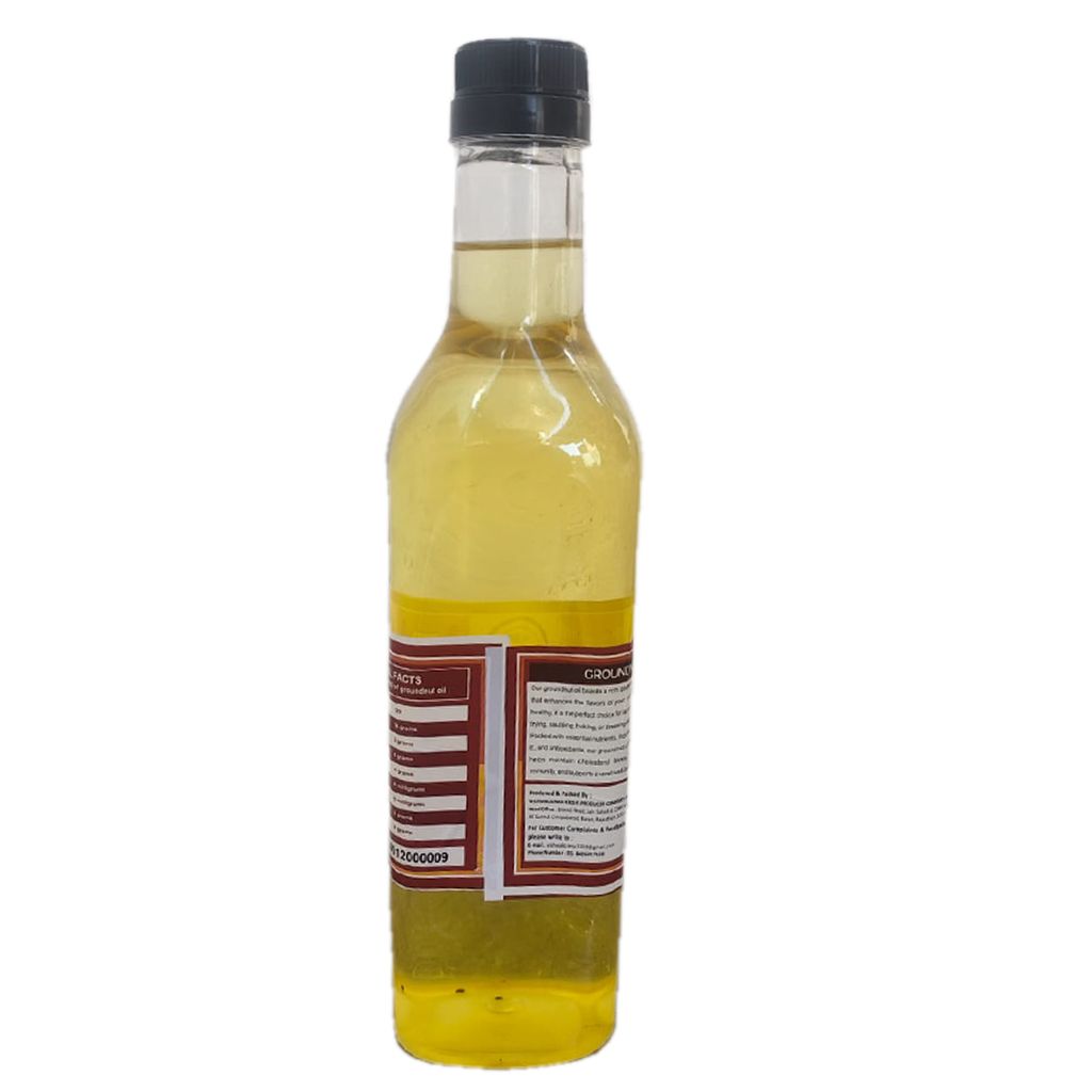 Groundnut Oil - 1 Ltr by Vishwakarma – Cold-Pressed, Fresh & Farmer-Made. view 2