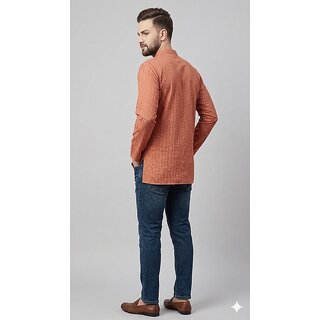 Ecostyle Men's Long Sleeves Short Kurta. view 2
