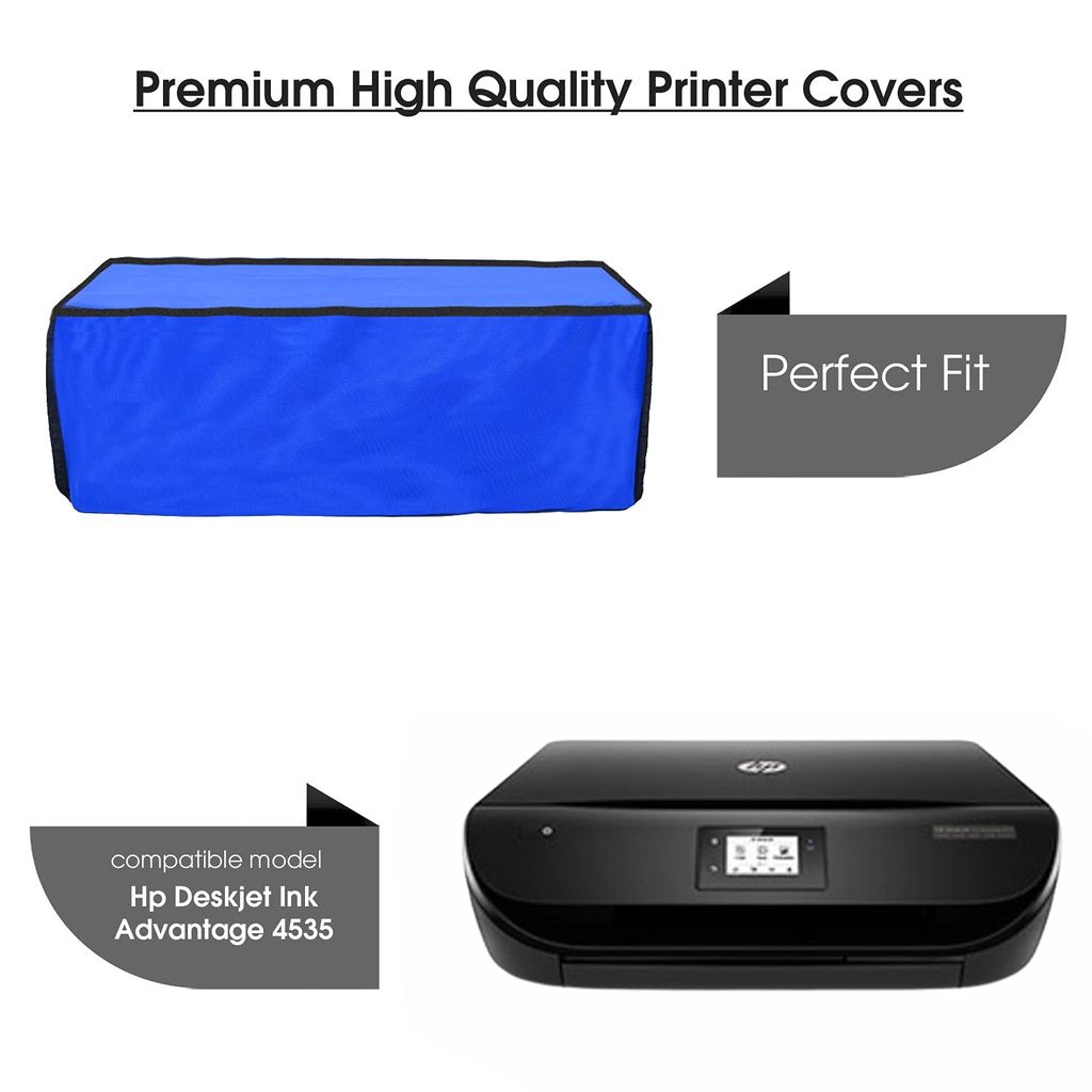 Palap Super Premium Dust Proof Printer Cover for Hp Deskjet Ink Advantage 4535- Blue view 2