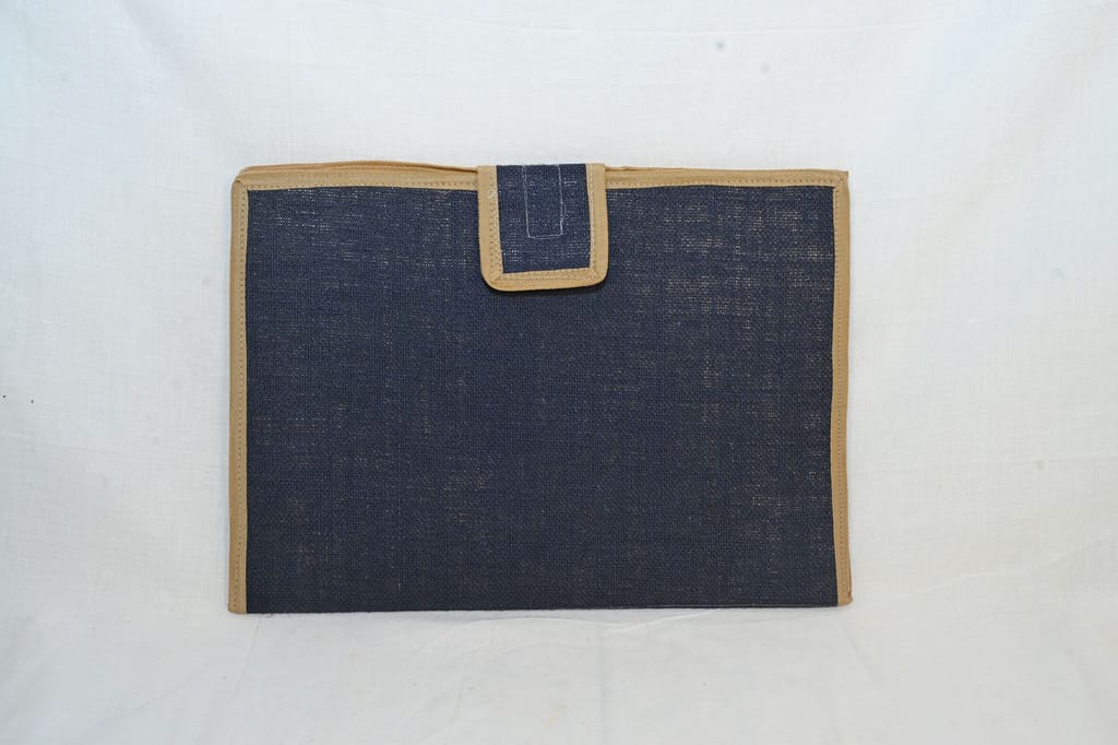 Jute File Folder with Button Closure view 2