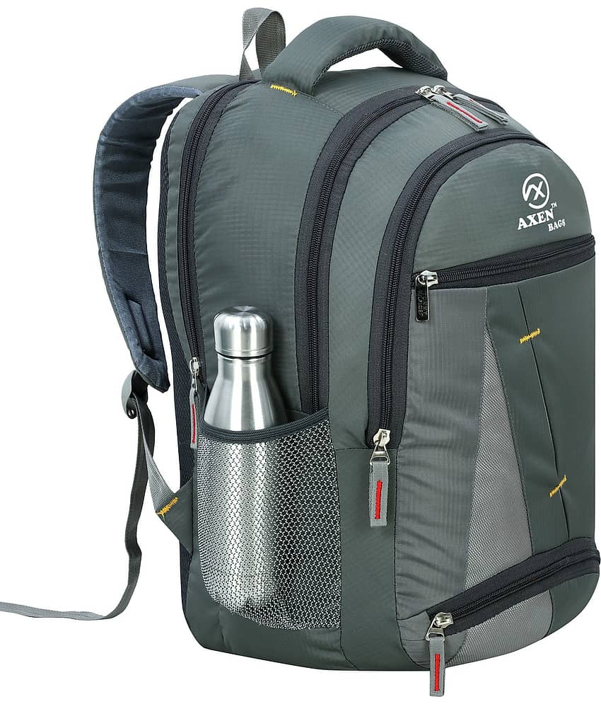 AXEN BAGS 30 Ltrs Polyester Backpack *For Men ( Grey ) view 2