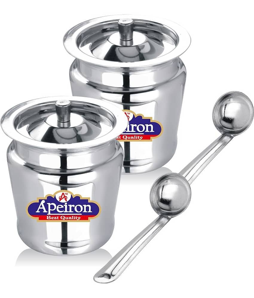 APEIRON APPLE GHEE POT Steel Food Container Set of 2 300 mL view 2