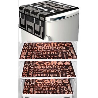 REVEXO Refrigerator Cover (Width: 20 cm, Multicolor) view 2