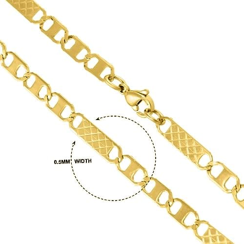 Elegant Statement Hot Fashion Stainless Steel Necklace Chain Mens Boys view 2