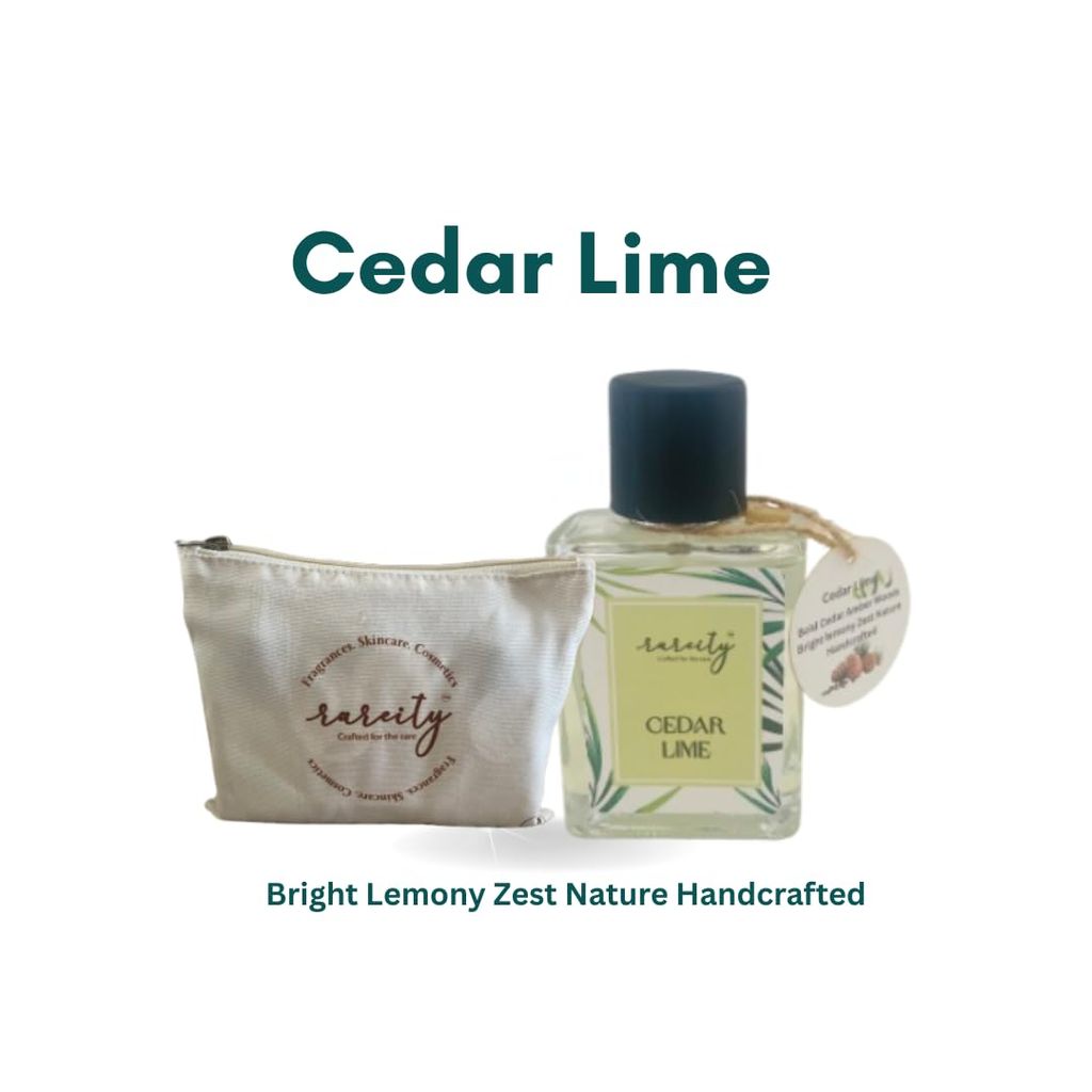 Rareity Perfume – Cedar Lime 50ml | Unisex Fragrance for Men and Women | Fresh Long-Lasting Scent| Travel-Friendly view 2