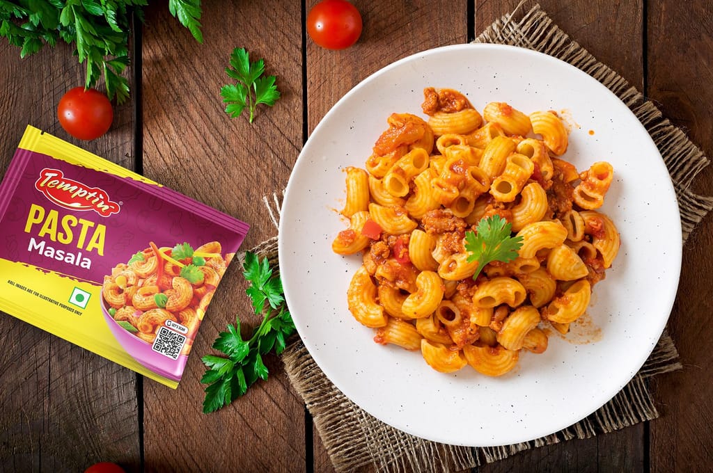 Temptin Pasta Masala | 7g x 40 Pack | 280gm | Spice Blend for Gourmet Pasta | Carefully crafted spice blend designed to deliver consistent flavour and help you cook restaurant-quality pasta in your own kitchen view 2