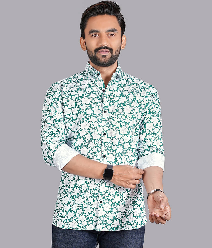ADWYN PETER 100% Cotton Regular Fit Printed Full Sleeves Men's Casual Shirt - Multicolor 12 ( Pack of 3 ) view 2