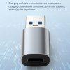 USB (M) to Type-C (F) OTG Connector Compatible with iPhone, MacBook, iPad, Galaxy Note, Google Pixel view 2