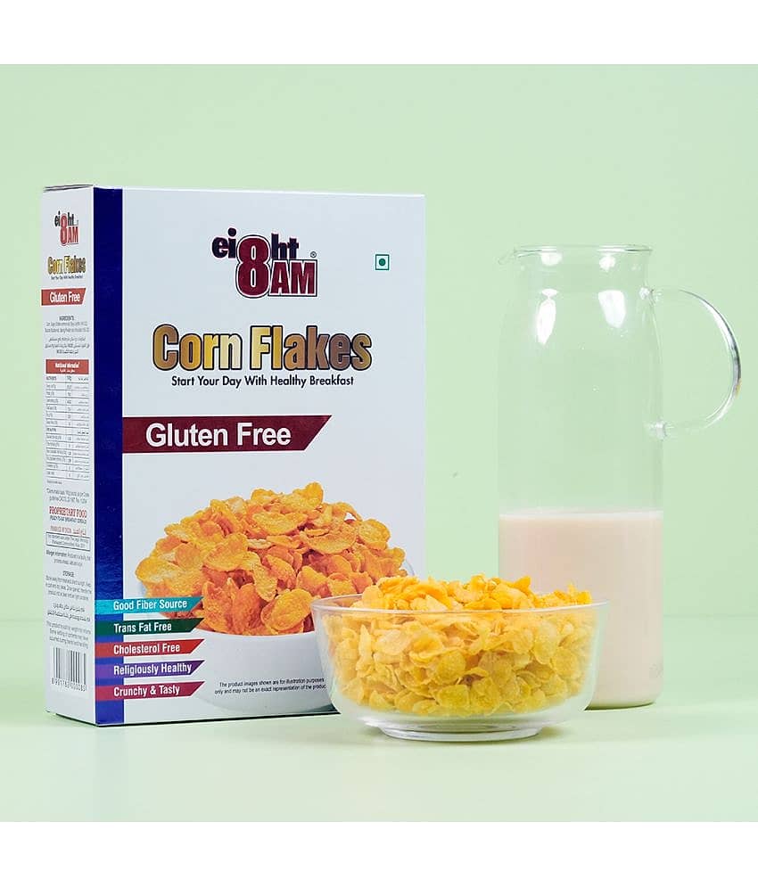 8AM Gluten Free Corn Flakes 300 gm Pack of 2 view 2
