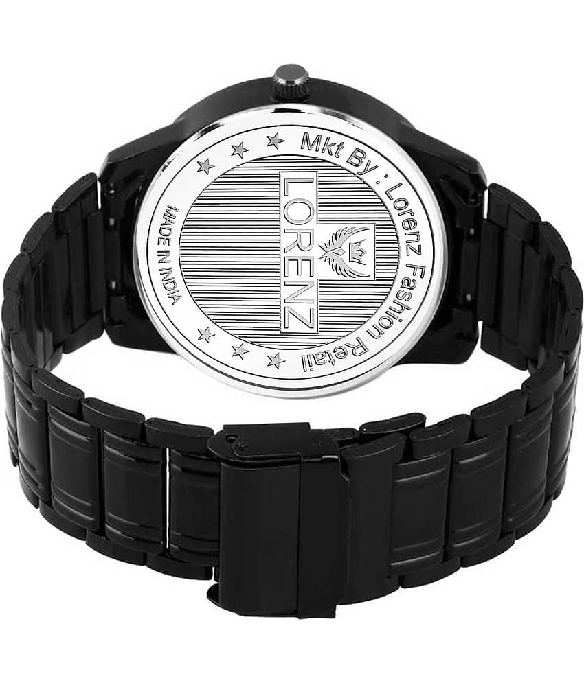 Lorenz Black Stainless Steel Analog Men's Watch view 2