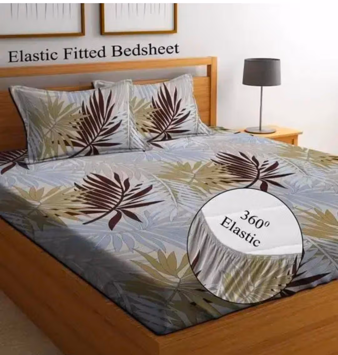 homdazal Microfibre Nature Fitted ( Queen Size ) - Multi 1