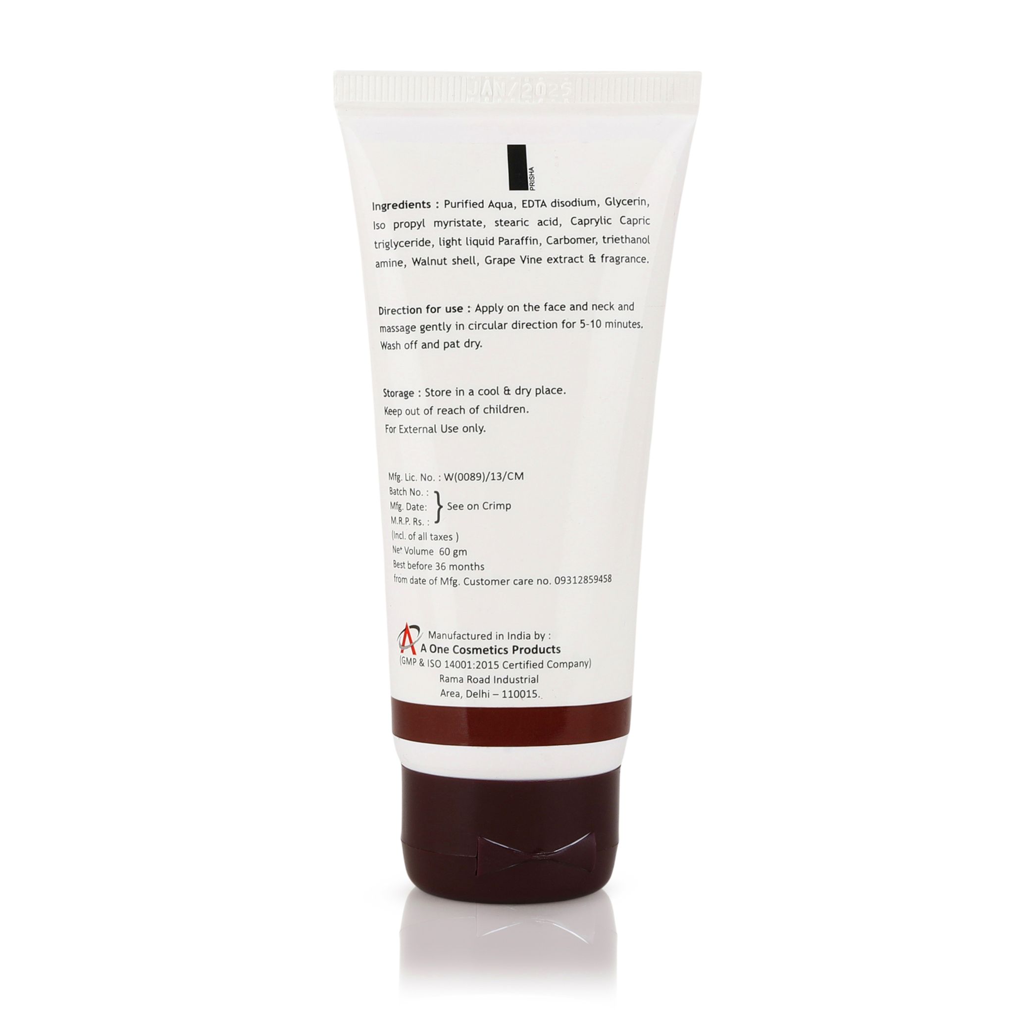 Mixofere Wine Scrub - Grapes Vine Extract for Radiant Skin - 60gm view 2