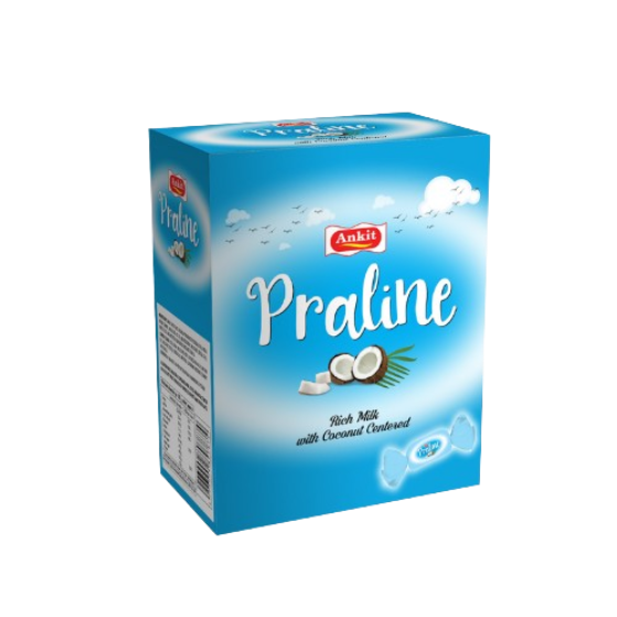 Ankit Rich Praline rich milk with Coconut-centered Chocolate