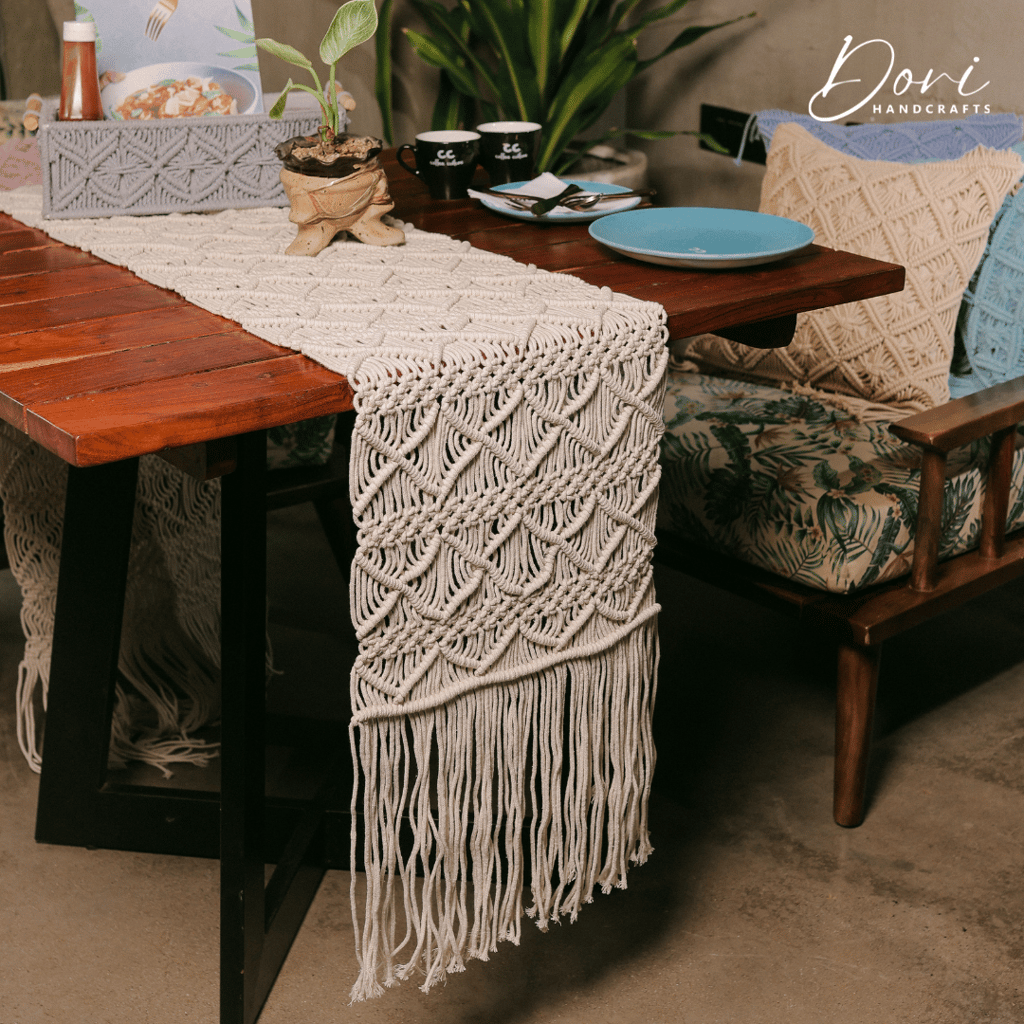 Macrame Table Runner view 2