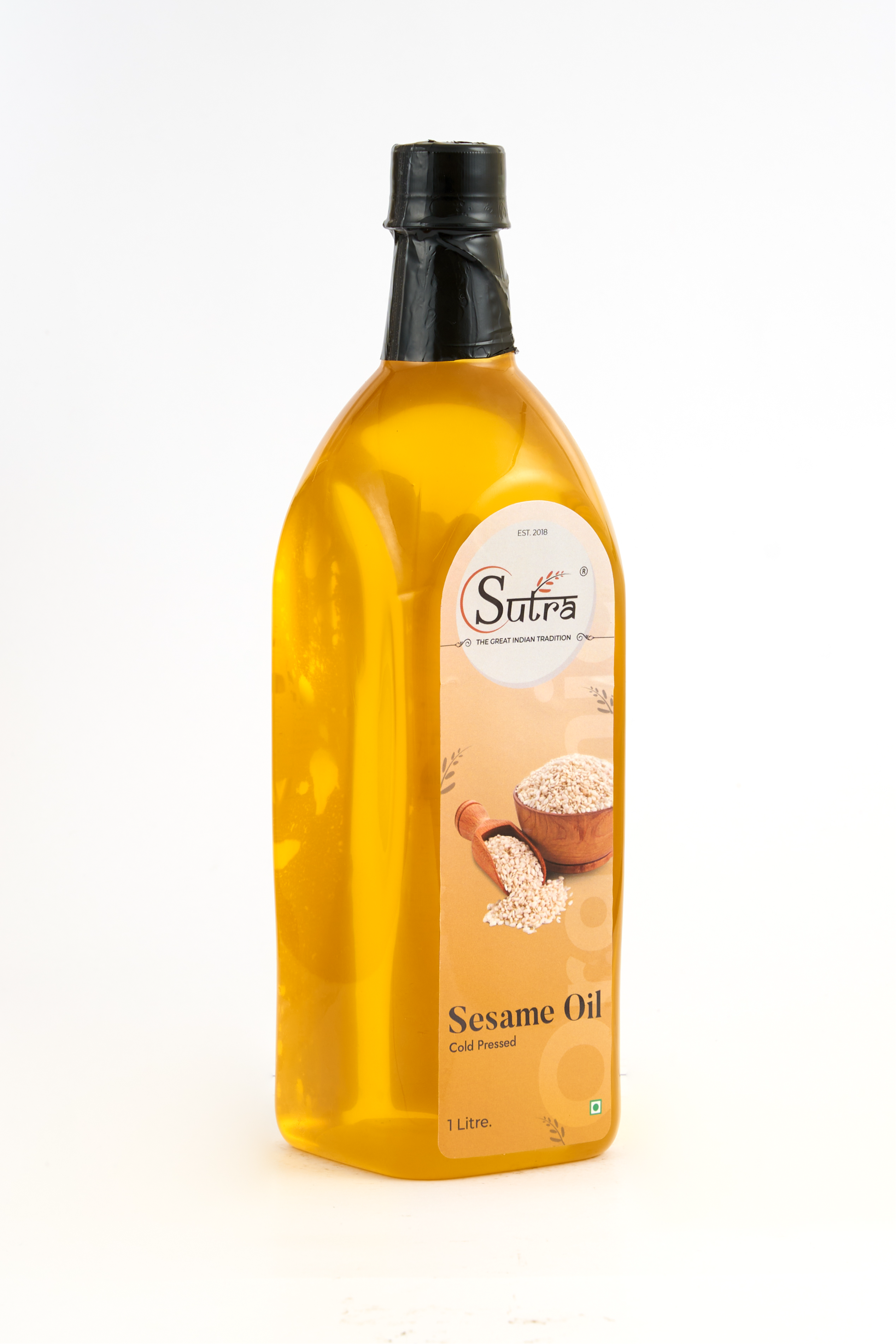 Sutra White Sesame Premium Oil, 1 L view 2