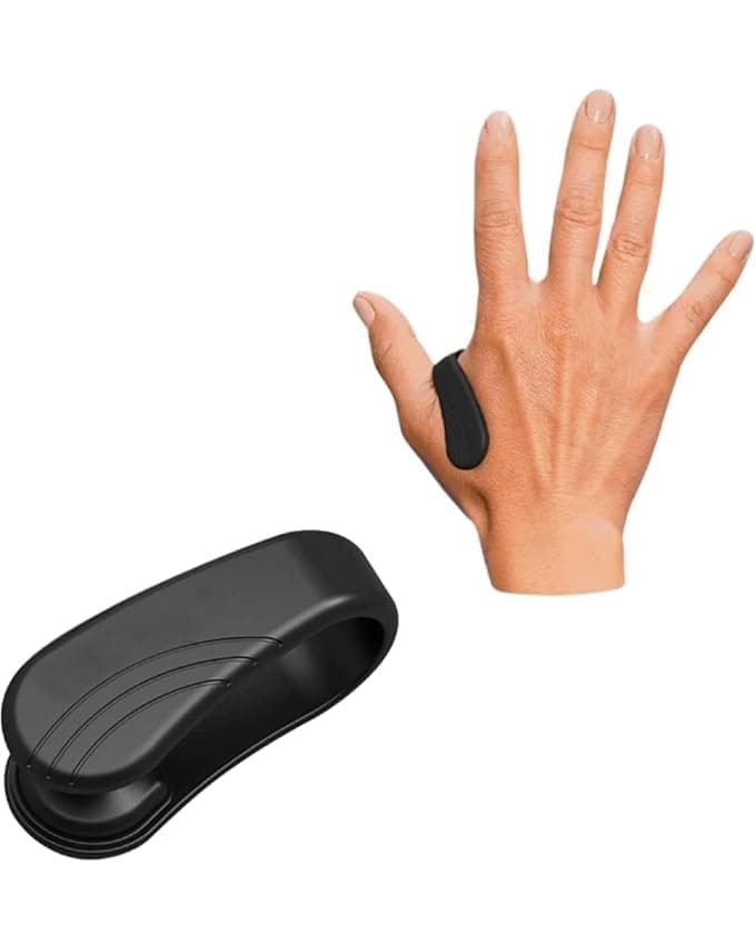 Sugar Control Acupressure Clip for Diabetics (Pack of 2) LI4 Acupressure Point Hand Clip for Diabetes Management, Headache, Migraine, Arthritis & Tension Relief Lightweight, Wearable Massager Black view 2