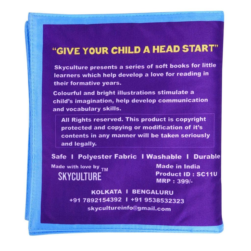 Skyculture Head Start Series - My First Number Book (Fabric Book) [Foam Book] Sunita; A child can recognize and relate the number and quantitative value of number with ease! and Introducing Numbers through soft fabric book view 2