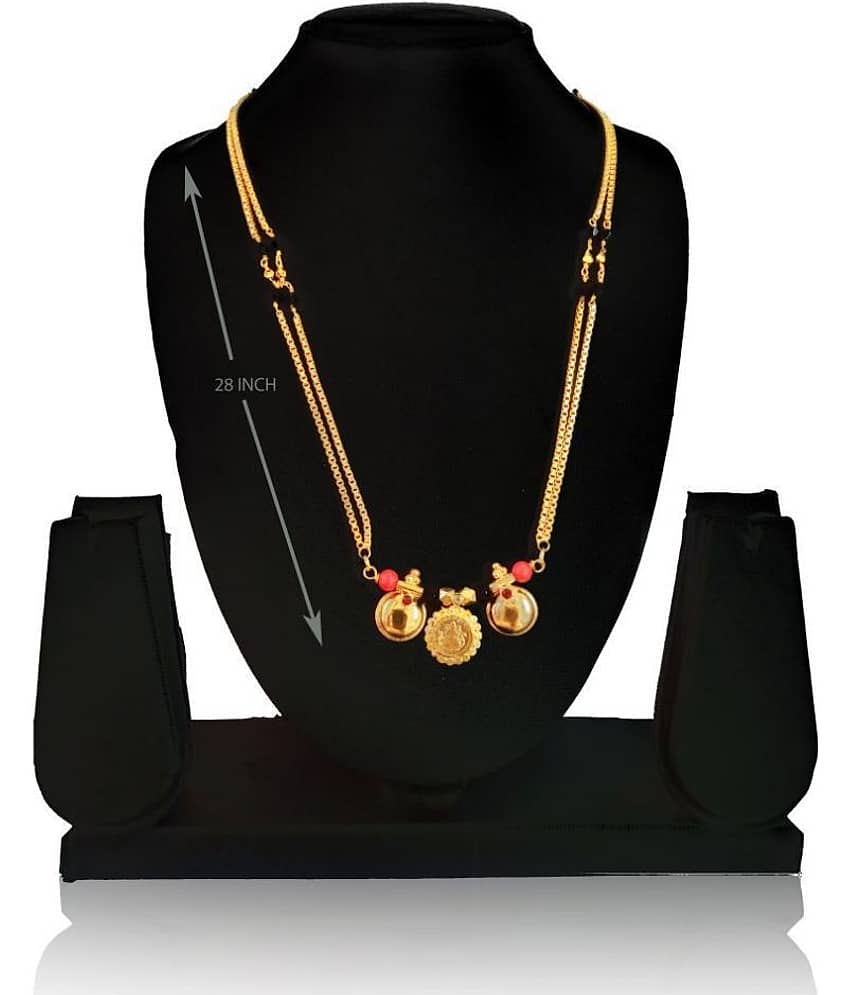 shankhraj mall Golden Mangalsutra ( Pack of 1 ) view 2