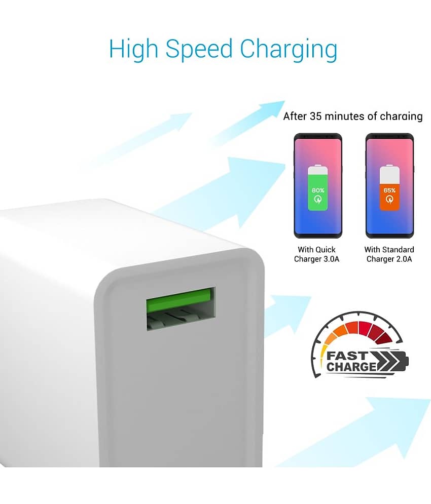 Portronics - Type C 3A Wall Charger view 2