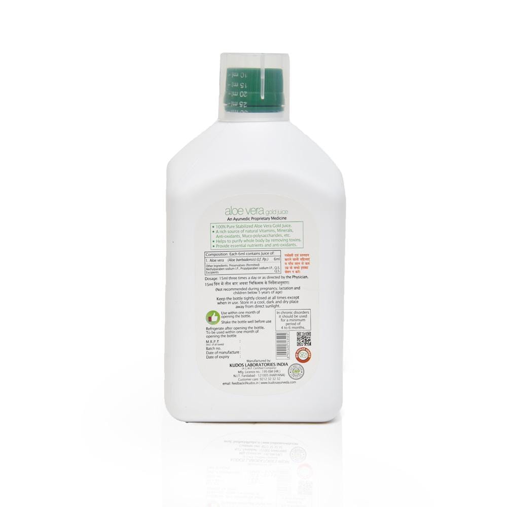 Kudos Aloevera Gold Juice | Beauty & Health Enhancer | 1000ml view 2