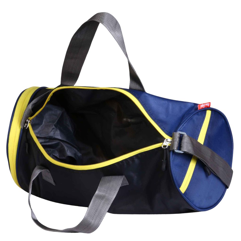 Yellow and Blue Gym Bag view 2