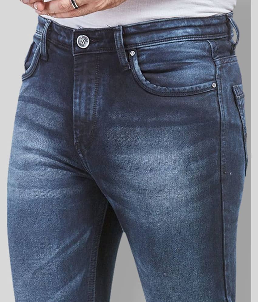 HASASI JEANS - Blue 100% Cotton Regular Fit Men's Jeans ( Pack of 1 ) view 2