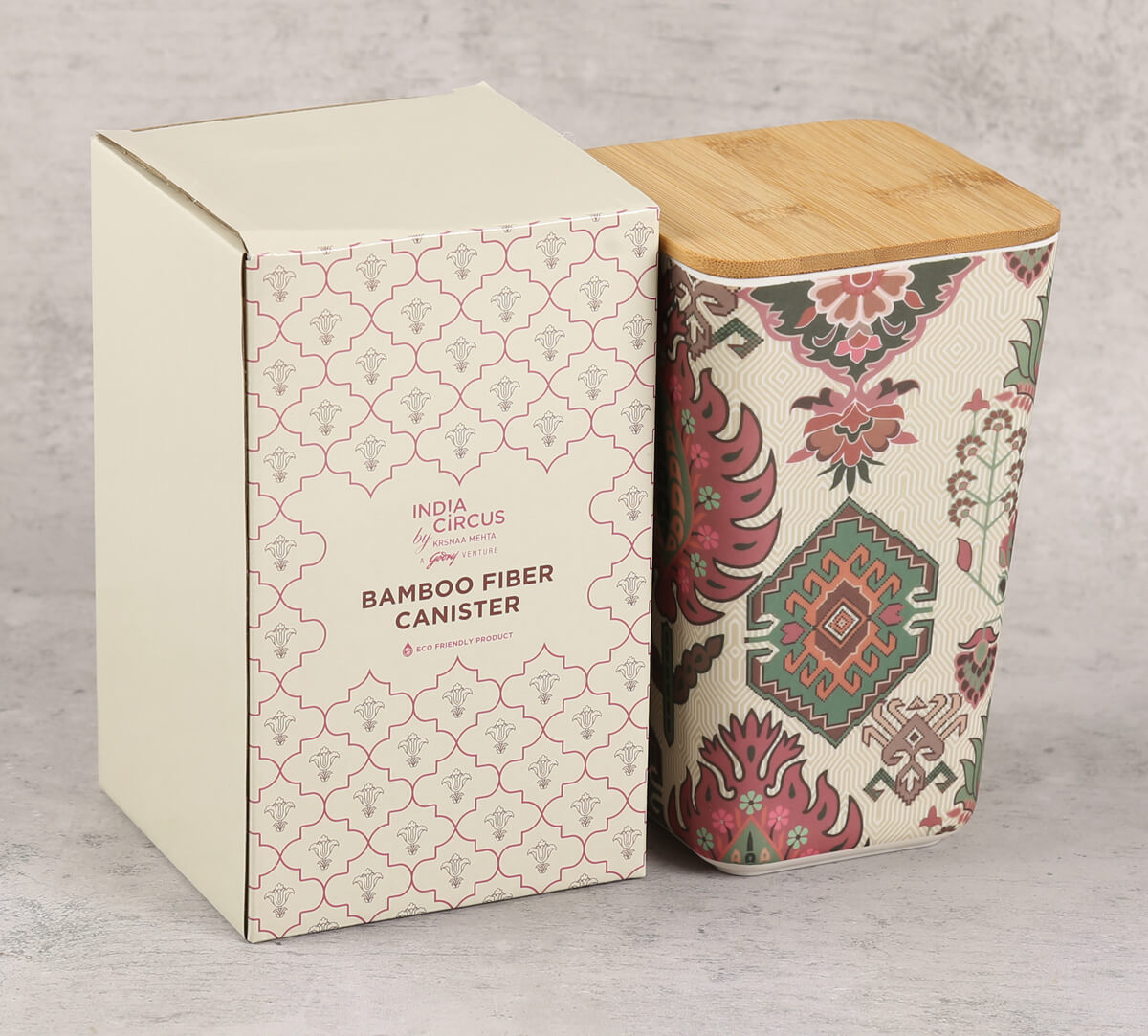 India Circus Mystifying Dazzle Medium Bamboo Jar view 2