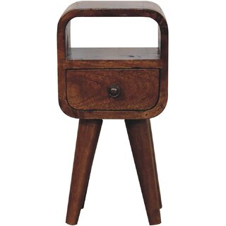 Extra Mini Chestnut Curve Open Slot Bedside view 2