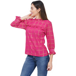 GeorGette Printed Top view 2