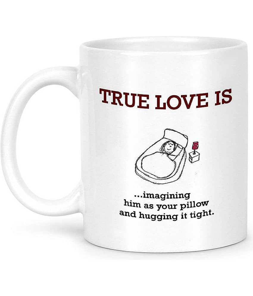 Idream Quote Printed Ceramic Coffee Mug 1 Pcs 330 mL view 2