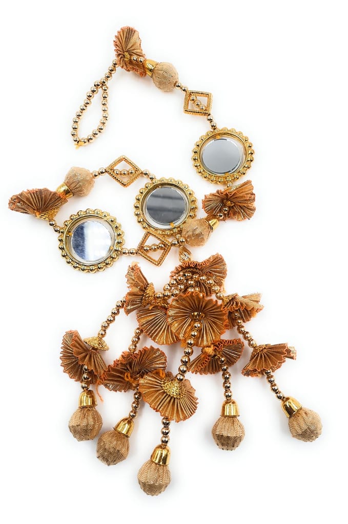 Light weight Jhumka & Mirror Punjabi Parandi/Patiyala Sahi Paranda view 2