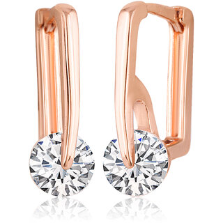 Vivastri Allure Chunky Cz stone clip on Bali stud Earring for Women and Girls [VIVA2707ERG] view 2