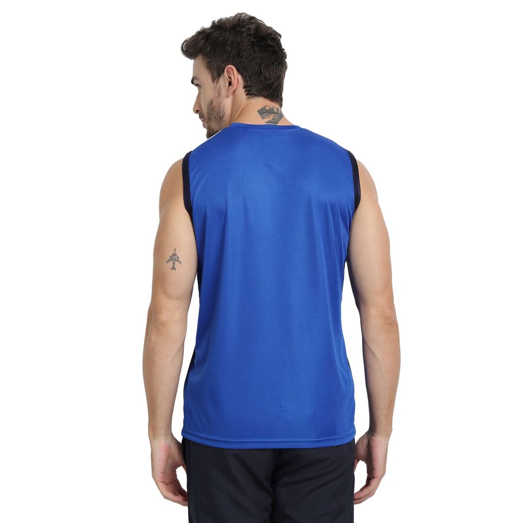 FTX Men Colorblock Round Neck Sleeveless Tshirt view 2