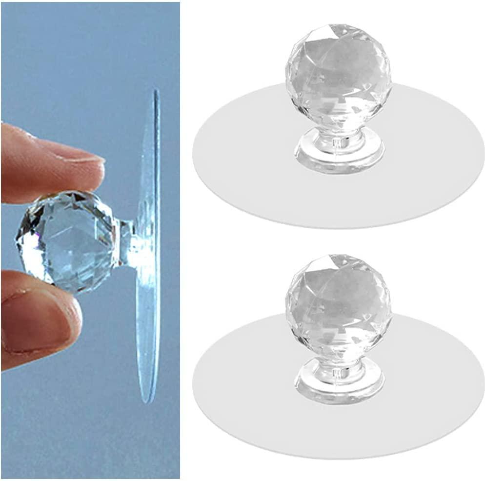 Diamond Crystal Hook Handle Sticker - 5Pcs view 2