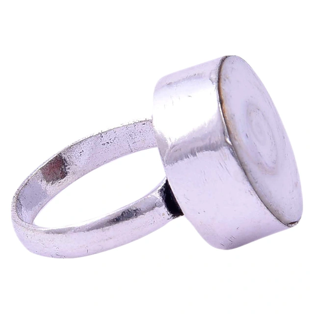 Oval Howlite Ring For Men And Women(KI_161) by Krishna Impex view 2