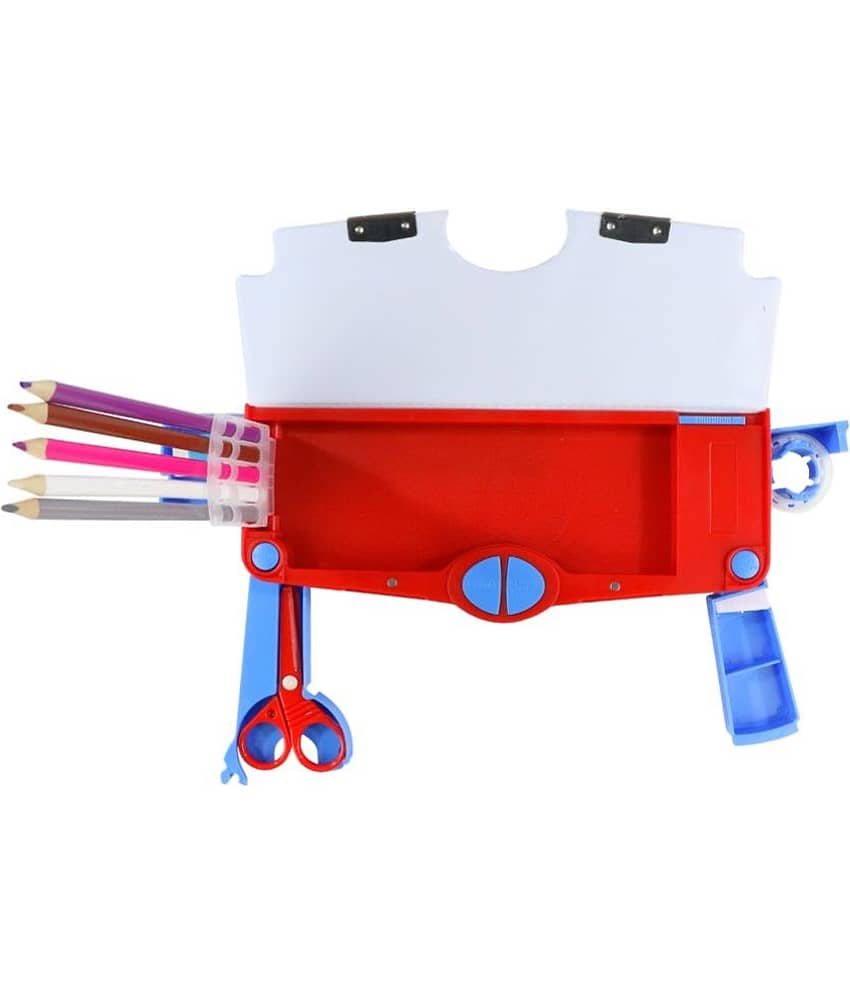 Pop Out Pencil box- Blue view 2