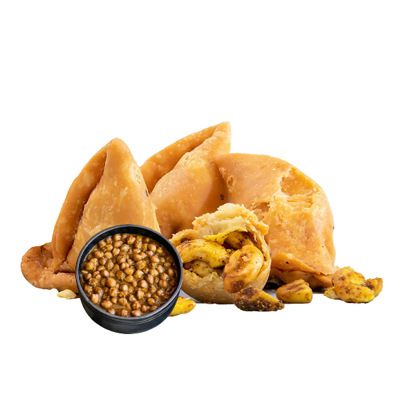 Samosa Kaju with Chole
