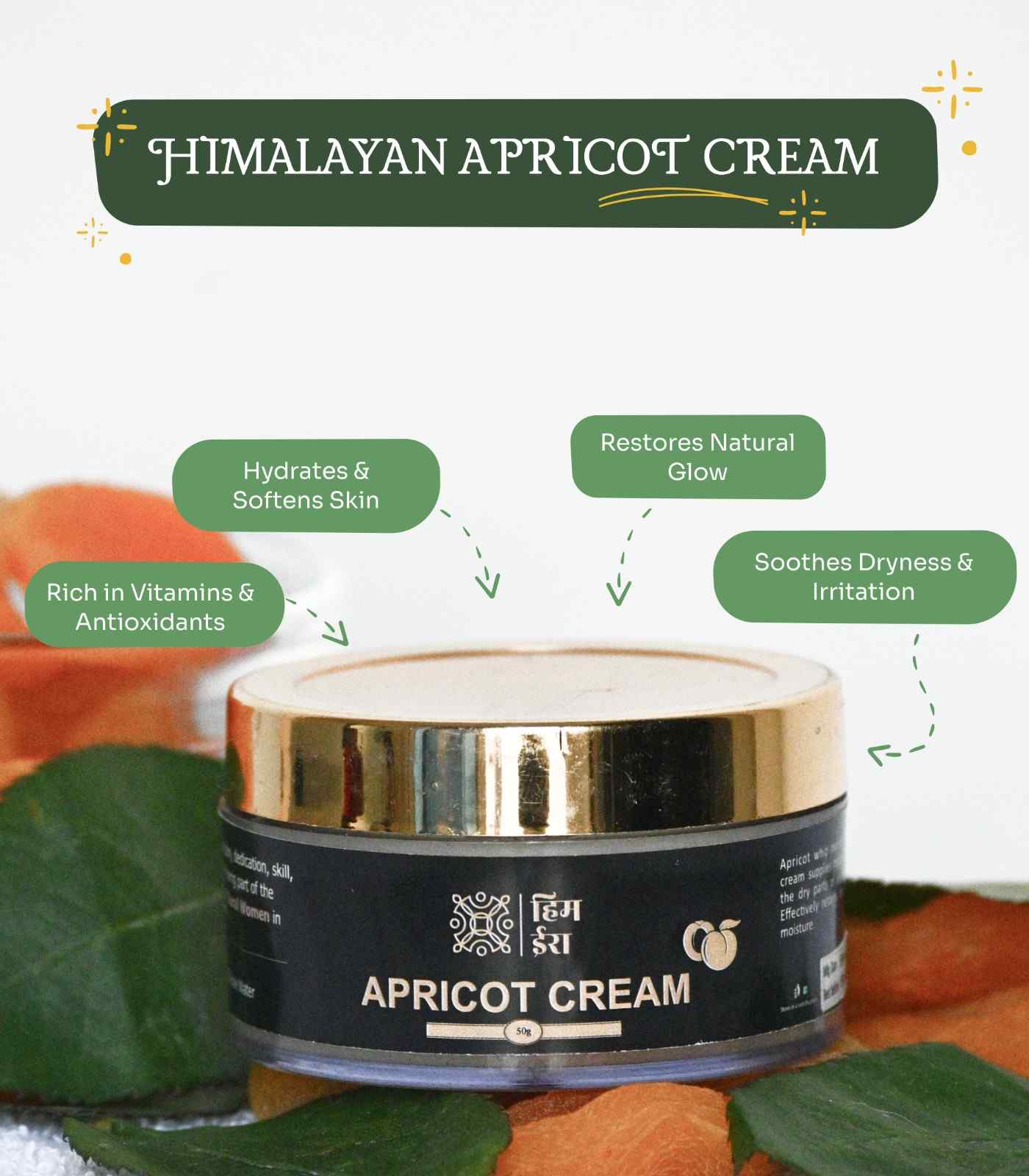 Apricot Cream – Deeply Nourishing & Moisturizing view 2